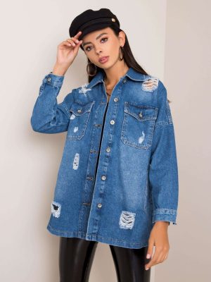 Μπλε Μακρυ Τζιν Μπουφαν Μπλε Μακρυ Τζιν Μπουφαν