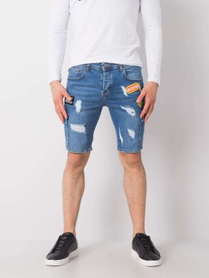 Μπλε Jean Cargo Βερμουδα Μπλε Jean Cargo Βερμουδα