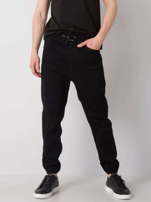 Μαυρο Joggery Jean Παντελονι