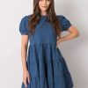 Μπλε Jean Loose Μινι Φορεμα