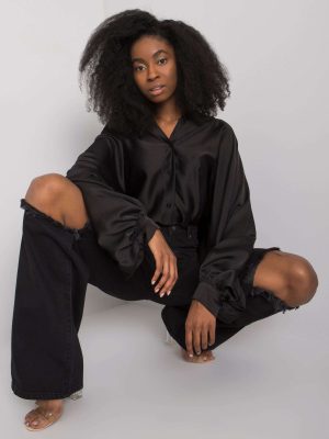 Μαυρο Ψηλομεσο Τζην Παντελονι Με Σκισιματα Στα Γονατα