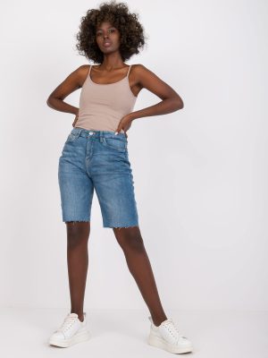 Μπλε Jean Βερμουδα Γυναικεια
