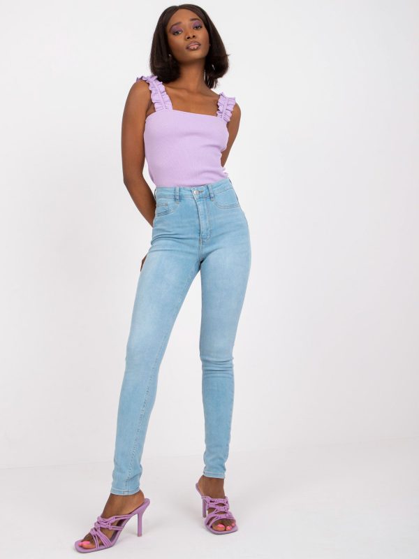 Μπλε Γυναικειο Soft Jean Παντελονι