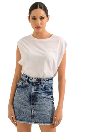 Μίνι ντένιμ φούστα (M.BLUE) Μίνι ντένιμ φούστα (M.BLUE)