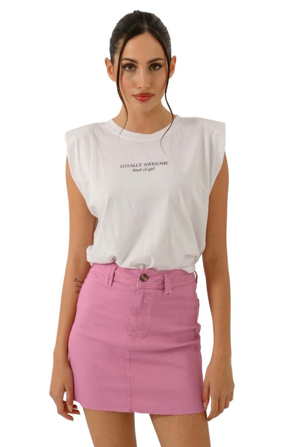 Μίνι ντένιμ φούστα (LILAC)