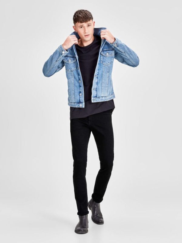 ΤΖΙΝ JACK & JONES JJIGLENN JJFELIX 046 50SPS BLACK DENIM JACK&JONES
