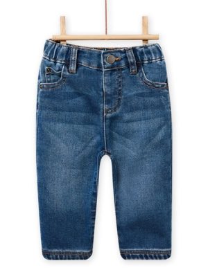 Βρεφικο Τζιν Παντελονι Για Αγορια - Μπλε