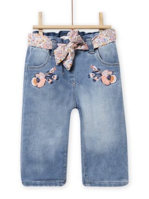 Βρεφικο Παντελονι Για Κοριτσια - Μπλε Βρεφικο Παντελονι Για Κοριτσια - Μπλε