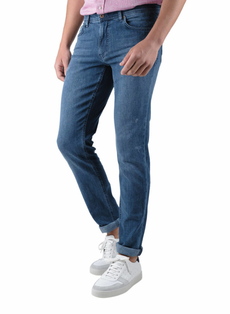 Ανδρικό Jean παντελόνι Manetti casual blue