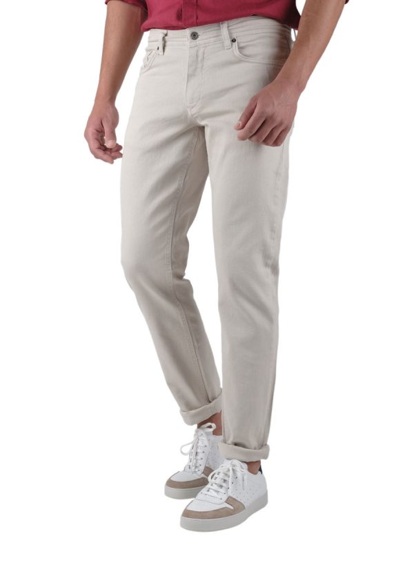 Ανδρικό Jean παντελόνι Manetti casual off white