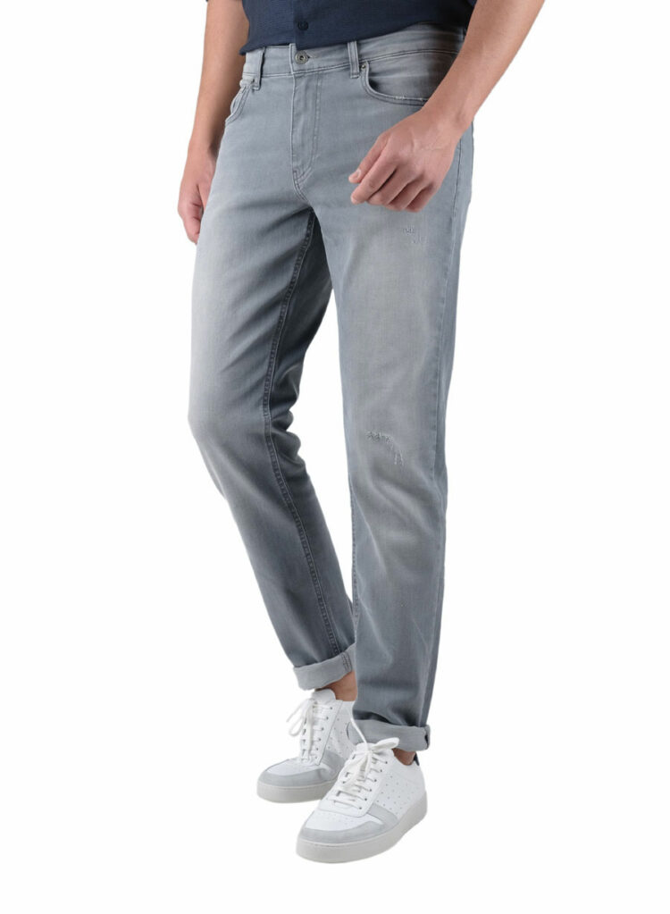 Ανδρικό Jean παντελόνι Manetti casual ice grey