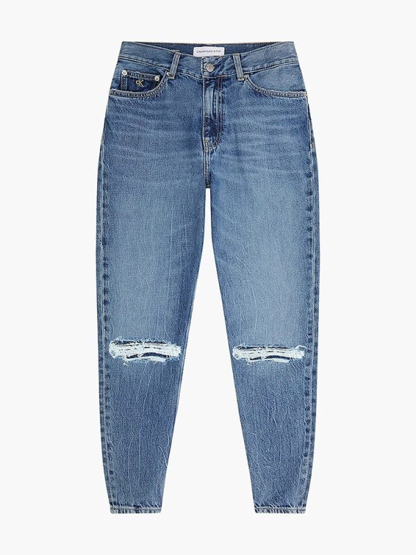 TZIN CALVIN KLEIN MOM FIT DENIM BLUE CALVIN KLEIN