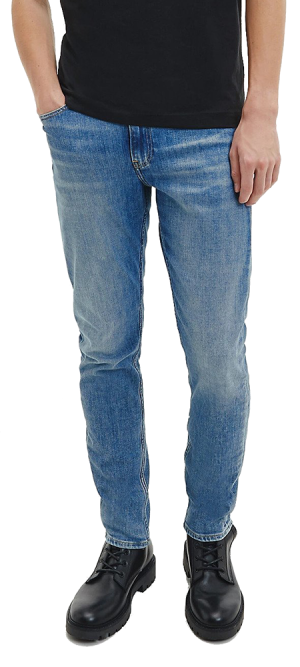 TZIN CALVIN KLEIN SLIM TAPERED FIT DENIM BLUE CALVIN KLEIN