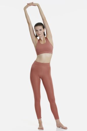 ΨΗΛΟΜΕΣΟ ΑΘΛΗΤΙΚΟ ΚΟΛΑΝ ΓΥΜΝΑΣΤΙΚΗΣ - TERRACOTA - 615}