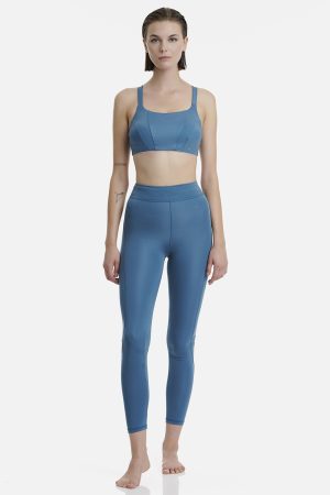 ΨΗΛΟΜΕΣΟ ΑΘΛΗΤΙΚΟ ΚΟΛΑΝ ΓΥΜΝΑΣΤΙΚΗΣ - MAJESTIC BLUE - 438}