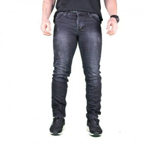 Ανδρικό Τζιν Παντελόνι Μαύρο με ξεθώριασμα y