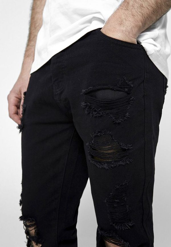 ALLDD Heavy Cut Sid Denim Pants C&S CS Black