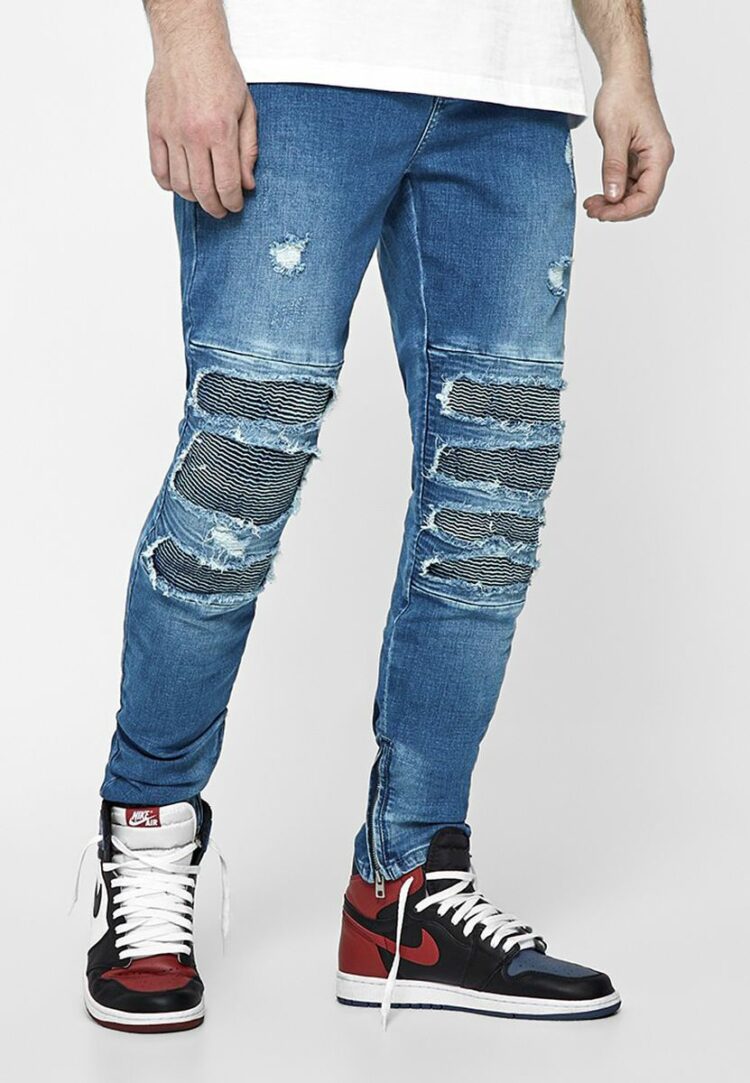 ALLDD Inverted Biker Ian Denim Pants C&S CS Mid Blue 2