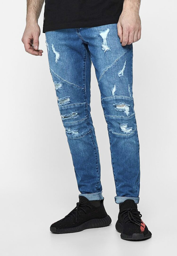 ALLDD Paneled Ian Denim Pants C&S CS Mid Blue