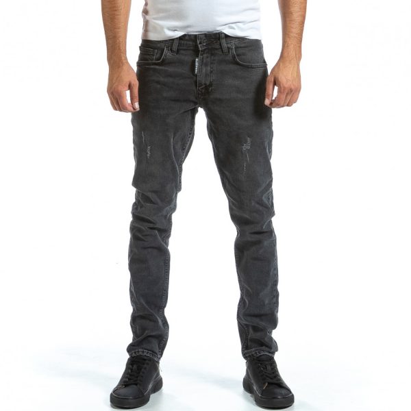 Ανδρικό γκρι τζιν Long Slim