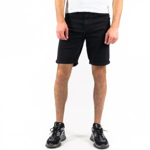 Ανδρικό μαύρο τζιν βερμούδα I Fashion Ανδρικό μαύρο τζιν βερμούδα I Fashion