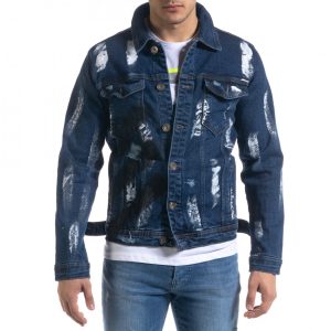 Ανδρικό μπλε ανοιξιάτικο-φθινοπωρινό μπουφάν Ossy Ανδρικό μπλε ανοιξιάτικο-φθινοπωρινό μπουφάν Ossy