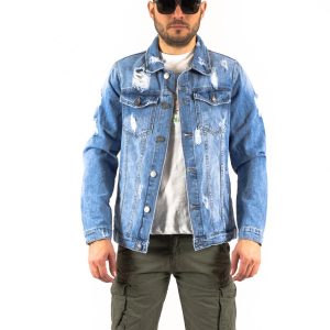 Ανδρικό μπλε ανοιξιάτικο-φθινοπωρινό μπουφάν X-three Ανδρικό μπλε ανοιξιάτικο-φθινοπωρινό μπουφάν X-three