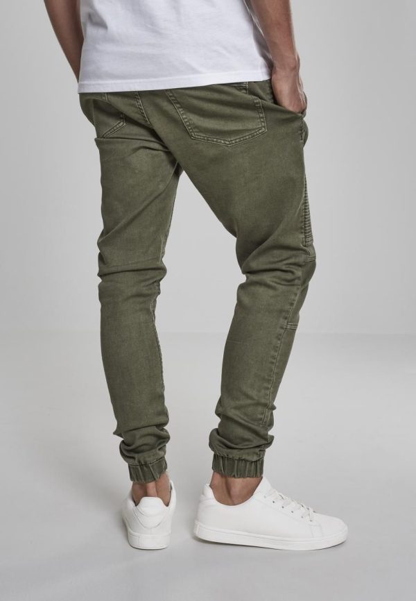 Ανδρικό παντελόνι Biker Denim Urban Classics TB Olive