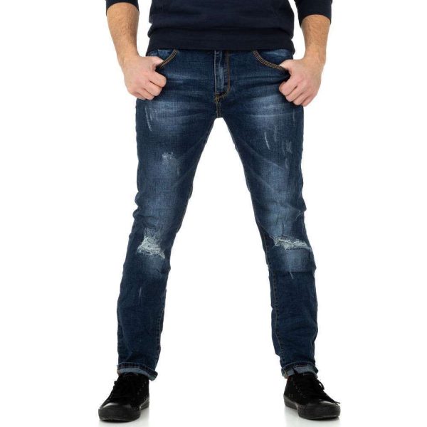 Ανδρικό παντελόνι M.Sara Denim KL-H-KA Blue
