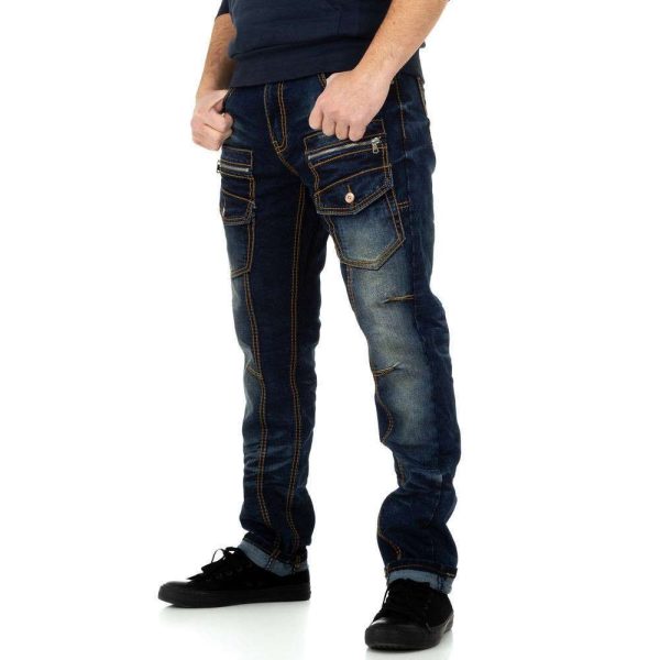 Ανδρικό παντελόνι M.Sara Denim KL-H-KA Dark Blue