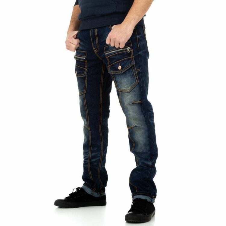 Ανδρικό παντελόνι M.Sara Denim KL-H-KA Dark Blue 1