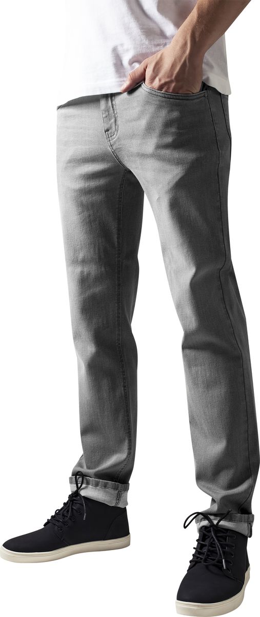 Ανδρικό παντελόνι Stretch Denim Urban Classics TB Grey 1