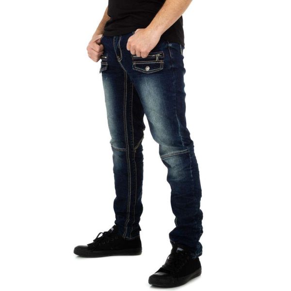 Ανδρικό τζιν M.Sara Denim KL-H-KA Blue