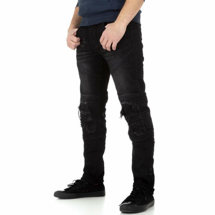 Ανδρικό τζιν M.Sara Denim KL-H-KA Black 1