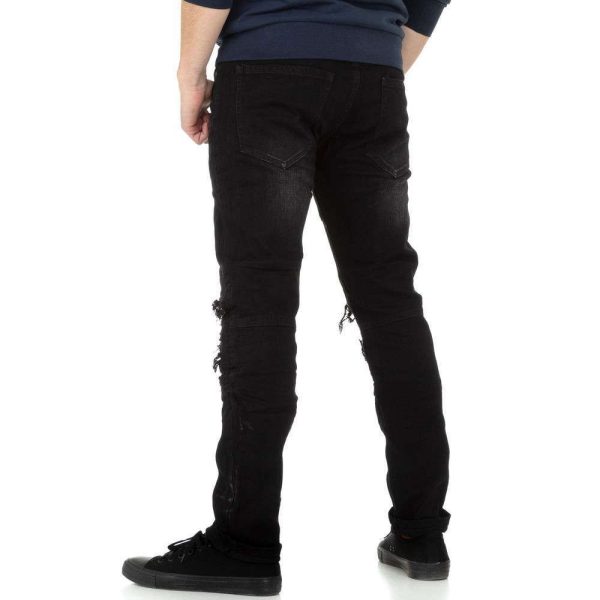 Ανδρικό τζιν M.Sara Denim KL-H-KA Black