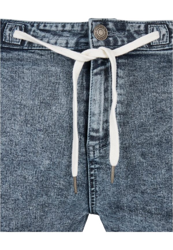 Denim Cargo Jogging Pants UC Men TB Light Sky Blue/Acid Washed