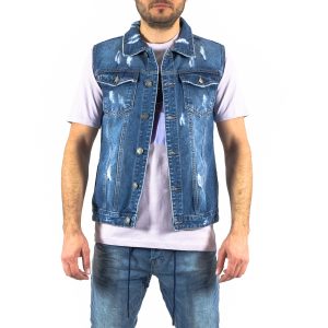 Ανδρικό μπλε αμάνικο μπουφάν X-three Ανδρικό μπλε αμάνικο μπουφάν X-three