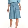 Denim Midi Κλος Φουστα