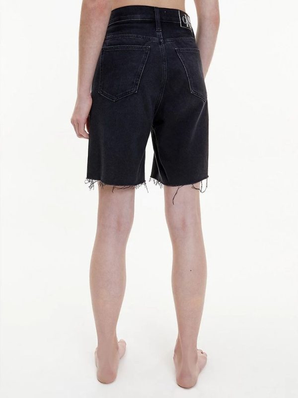SHORTS CALVIN KLEIN BERMUDA MOM BLACK CALVIN KLEIN