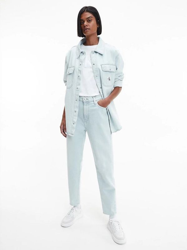 JEANS CALVIN KLEIN MOM FIT DENIM LIGHT CALVIN KLEIN