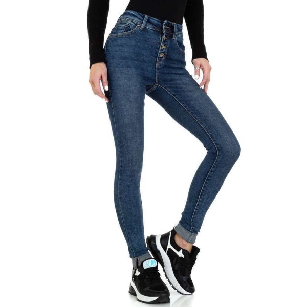 Γυναικείο ψηλόμεσο τζιν Laulia KL-J-L Blue