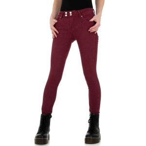 Γυναικείο skinny τζιν ABC Fashion KL-J-GZ Wine Γυναικείο skinny τζιν ABC Fashion KL-J-GZ Wine