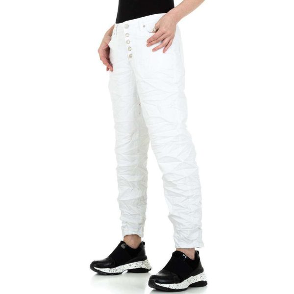 Γυναικείο τζιν Colorful Denim KL-J-C- White