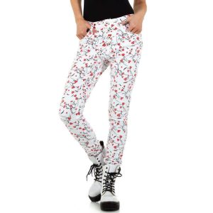 Γυναικείο τζιν Jewelly Jeans KL-J-JW White Γυναικείο τζιν Jewelly Jeans KL-J-JW White