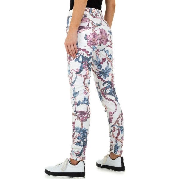 Γυναικείο τζιν Jewelly Jeans KL-J-JW White