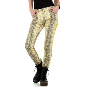 Γυναικείο τζιν Place du Jour KL-J--FY Yellow