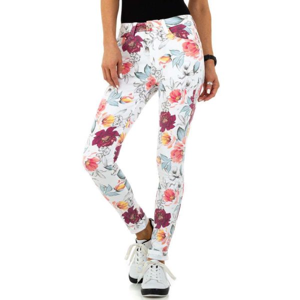 Γυναικείο τζιν Redial Denim Paris KL-J-RD White