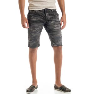 Ανδρικό καμουφλαζ τζιν Cargo βερμούδα Big Size Ανδρικό καμουφλαζ τζιν Cargo βερμούδα Big Size