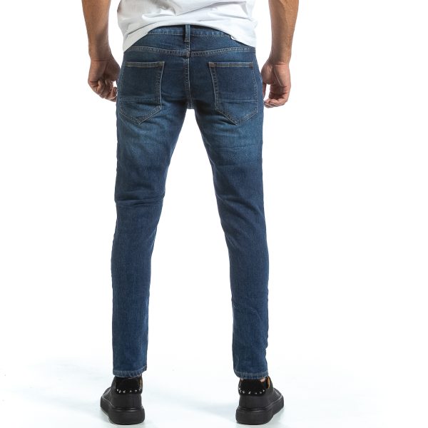 Ανδρικό μπλε τζιν Basic Slim