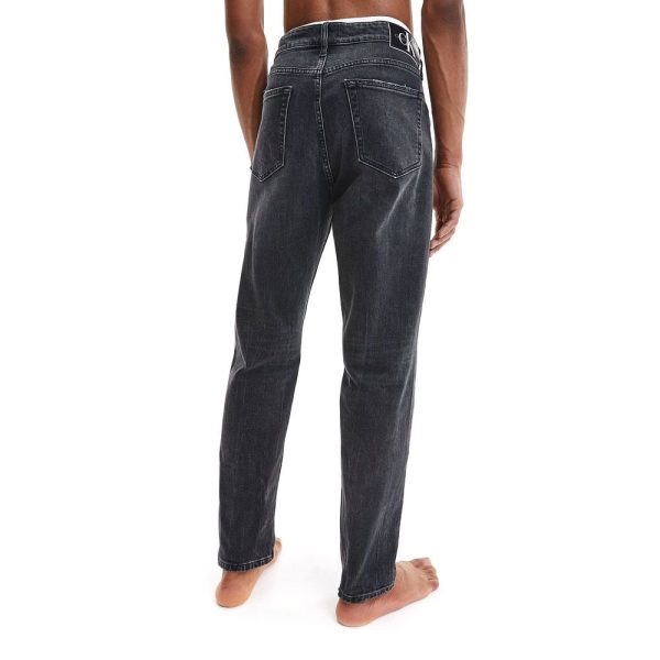TZIN CALVIN KLEIN REGULAR TAPER DENIM BLACK CALVIN KLEIN
